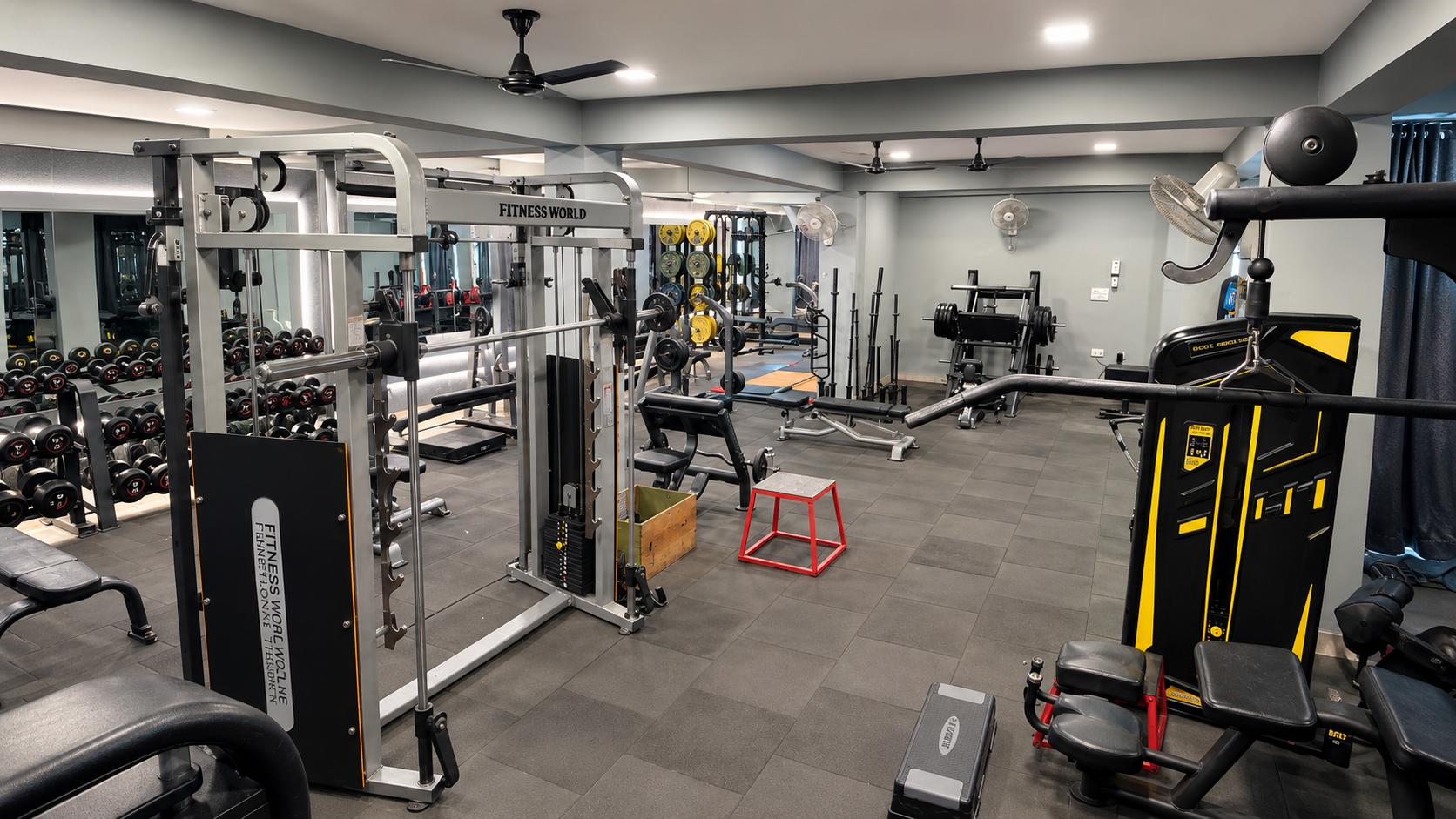 Absolute Fit gym interior — main training floor